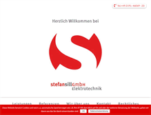 Tablet Screenshot of elektro-sill.de